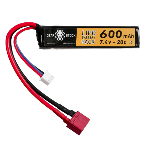 Deans Connector PDW Stick LiPo Battery - 7.4V 600mAh