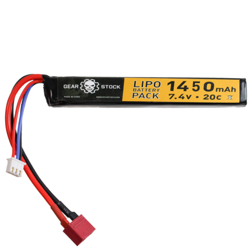 Deans Connector Stick LiPo Battery - 7.4V 1500mAh