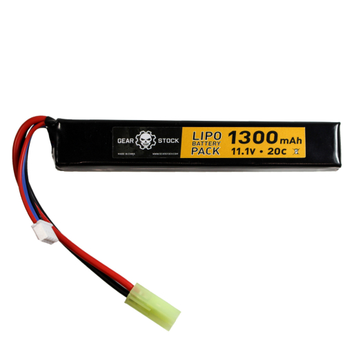 Small Tamiya Connector Stick LiPo Battery - 11.1V 1300mAh