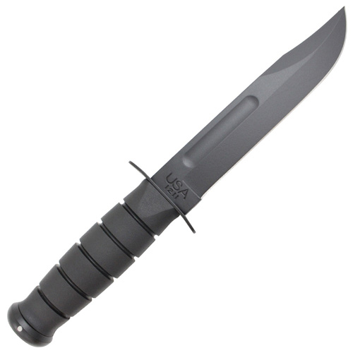 Full Size Black 1095 Cro-Van Steel Fighting Knife