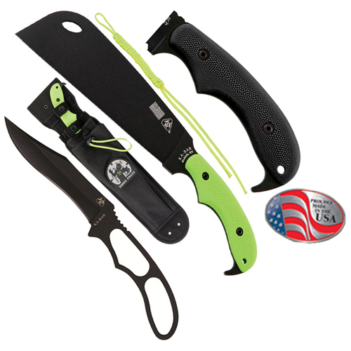 Zombie Zomstro Cleaver Shape Fixed Blade Knife