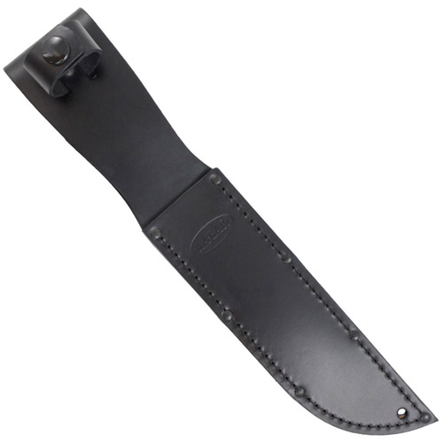 Full-size Black Leather Sheath for 7 Inch Fixed Blade Knife