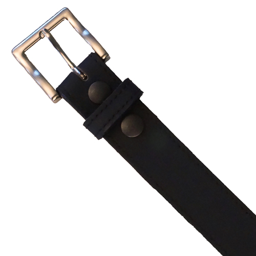 Leather Belt w. Removable Buckle