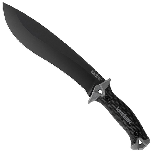 Camp 10 Rubber Overmold Handle Fixed Blade Knife