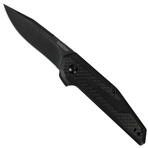 Fraxion BlackWash Finish Clip-Point Blade Folding Knife