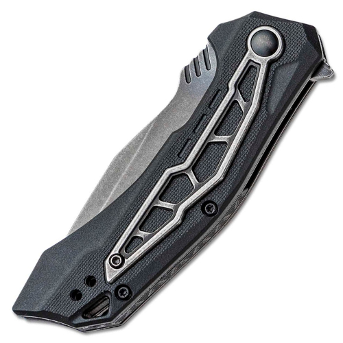 Flatbed Assisted Flipper Knife GFN Handle