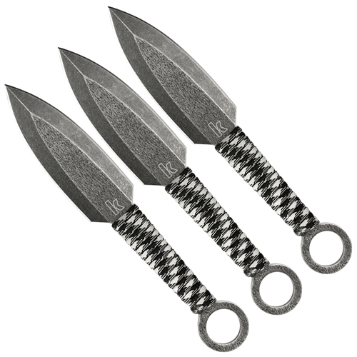 Ion 3Cr13 Steel Handle 3 Pcs Throwing Knife Set