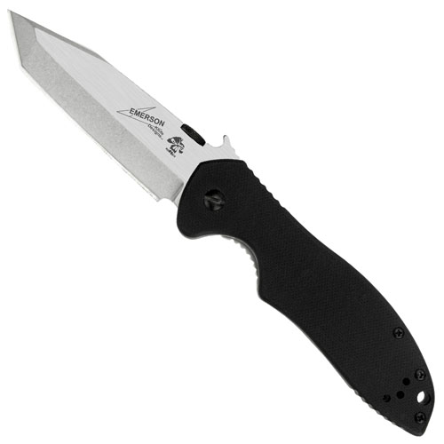 CQC-7K Tanto-Point Stonewash & Satin Finish Folding Blade Knife