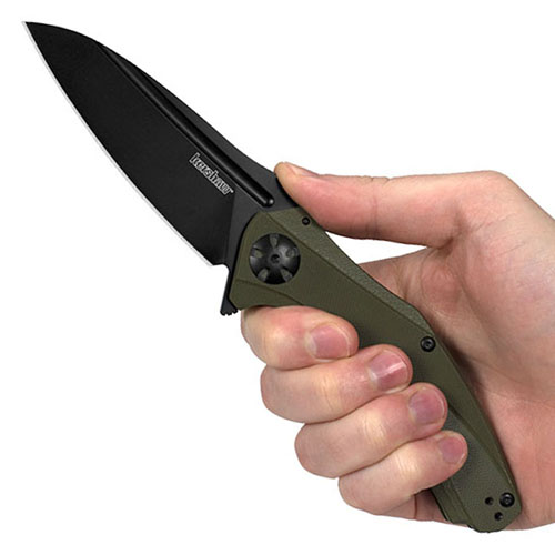 Natrix-XL Black-Oxide Coated Folding Blade Knife