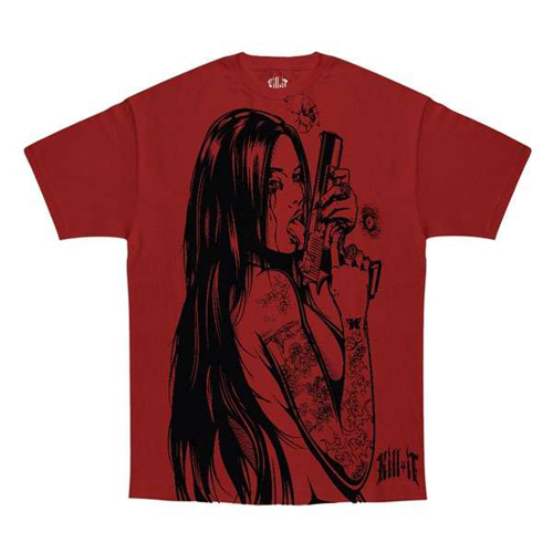 Red Kill It Addicted To Chaos T-Shirt
