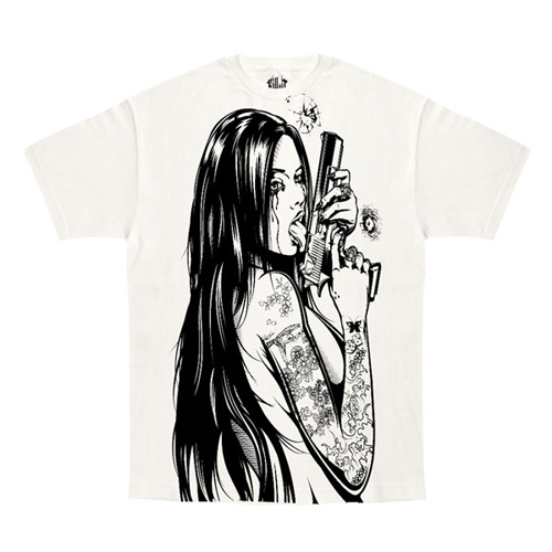 White Kill It Addicted To Chaos T-Shirt