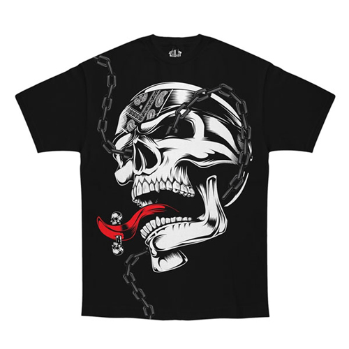 Black Kill It Pierced T-Shirt