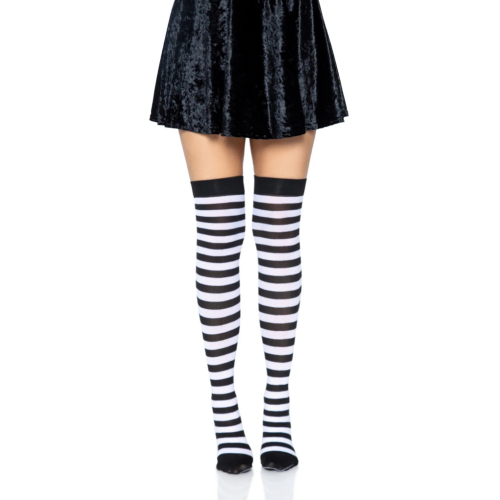 Cari Striped Stockings
