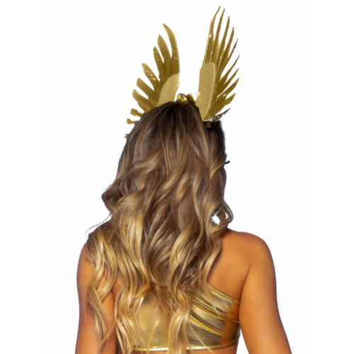 Goddess Floral and Feather Headband