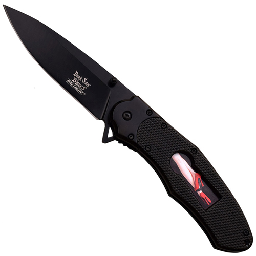 Dark Side Blades A050 Anodized Aluminum Handle Folding Knife