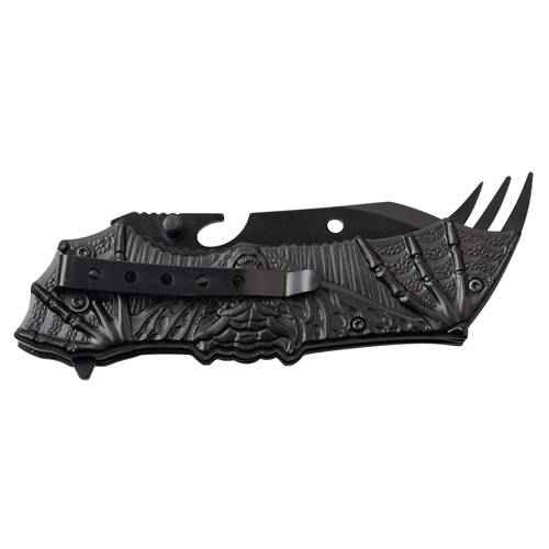 Dark Side Blades Bat Art Handle Folding Knife