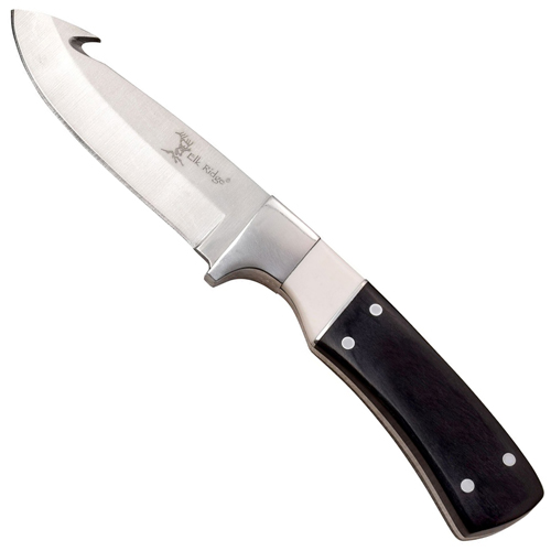 Elk Ridge 200-08WH Guthook Blade Fixed Knife w/ Sheath