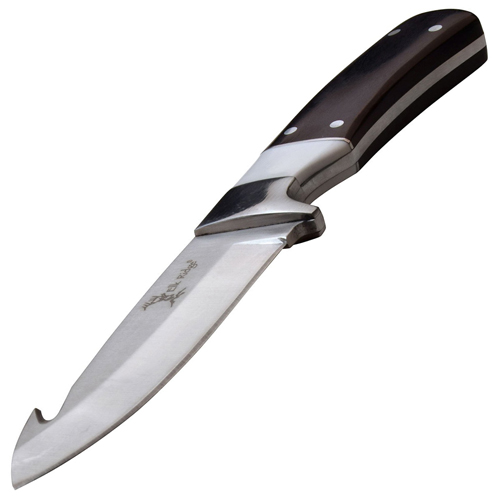 Elk Ridge 200-08WH Guthook Blade Fixed Knife w/ Sheath