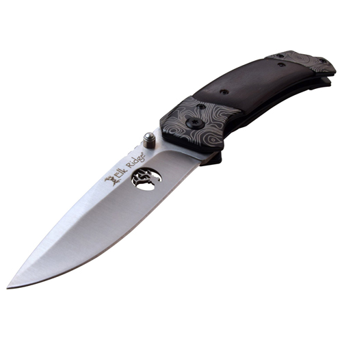 Elk Ridge Pakkawood Handle Manual Folding Knife