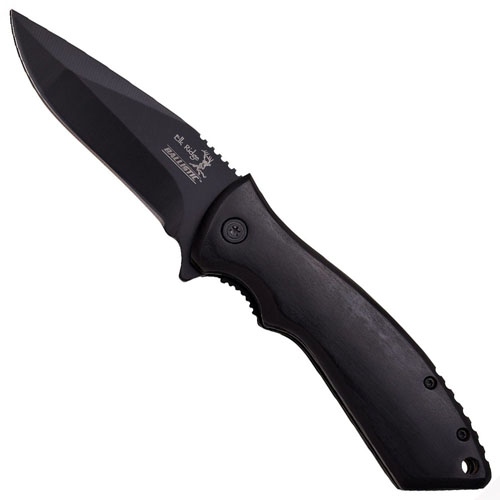 Elk Ridge Black Stainless Steel Folding Knife