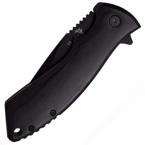 Elk Ridge Black Stainless Steel Folding Knife