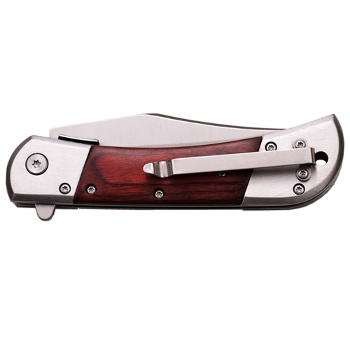 Master Cutlery Elk Ridge Stainless Steel 4.75-Inch Folding Knife