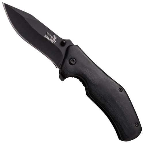 Elk Ridge 4.1 Inch Closed Wood Handle Folding Knife