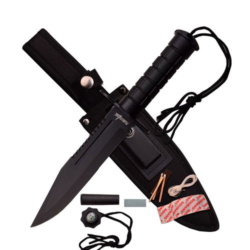 Master Cutlery Survivor HK-786BK Fixed Blade Knife