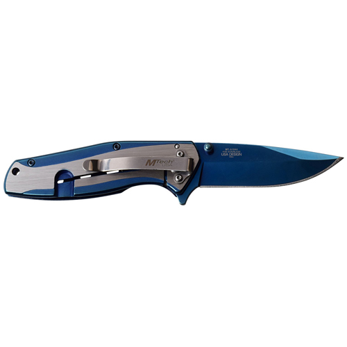 MTech USA Two Tone Stainless Steel Handle Folding Knife