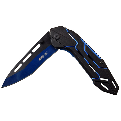 MTech USA Electro Plated Blade Folding Knife