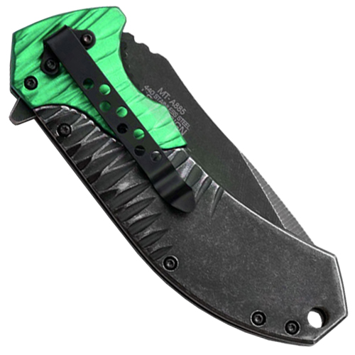 MT-A885GN 4.75 Closed Green Folding Knife