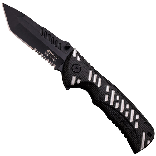 A946 Half Serrated Tanto-Blade Folding Knife