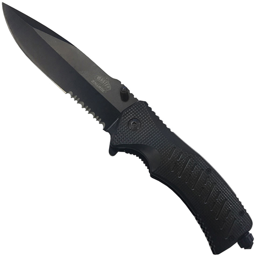 5 Inch Closed Half Serrated Knife