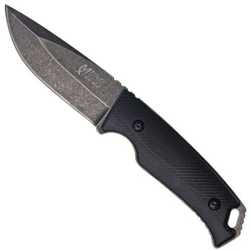 Mtech Extreme Black Stone Wash Fixed Blade Knife