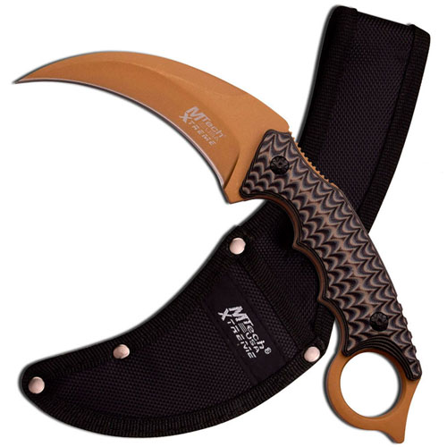 Xtreme Karambit Tactical Knife - Gold