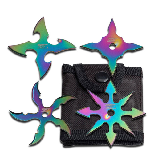 MC Perfect Point Throwing Stars Set Of 4