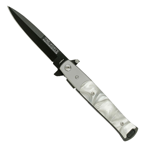 Tac Force Spring-Assisted Knife - White Pearl