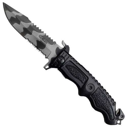 Tac-Force Urban Camo 3mm Thick Blade Folding Knife