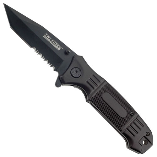 4.5 Inch Black Tanto Blade Folding Knife