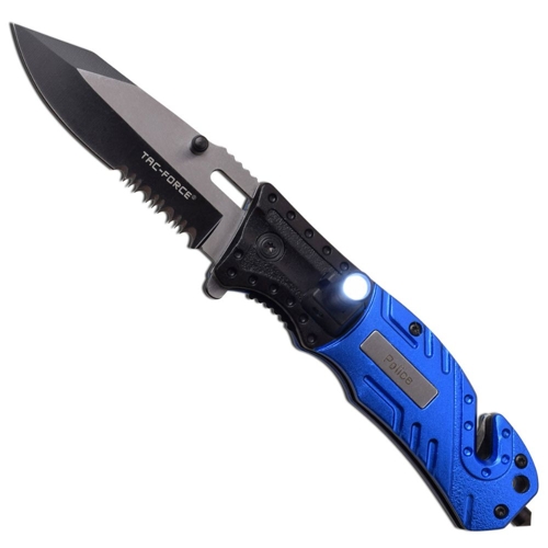 Master Cutlery Tac-Force Half Serrated Spring Assisted Knife