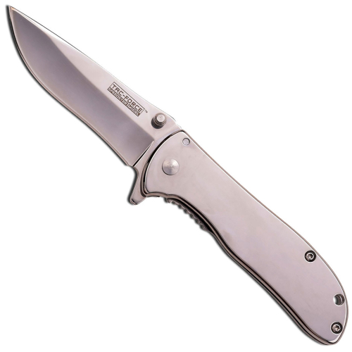 TF-861C Folding Knife - Mirror Polished Handle