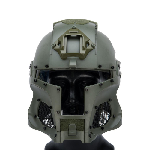 Matrix Medieval Iron Warrior Full Head Coverage Helmet