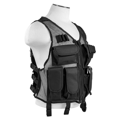 Ncstar Lightweight Tactical Mesh Vest - Black
