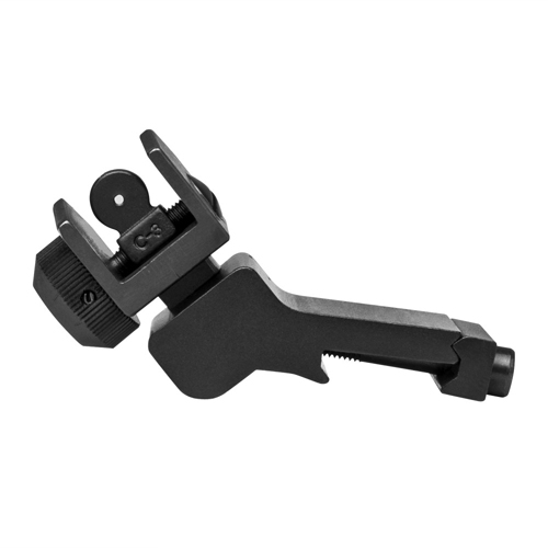 45 Degree AR15 Flip-Up Rear Sight Offset