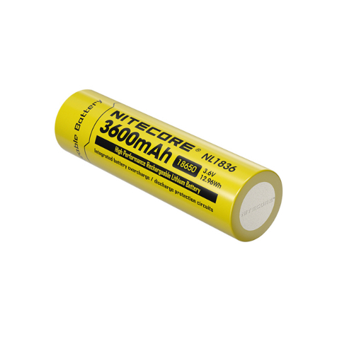 Nitecore Rechargeable 18650 3600 mAh Lithium-ion Protected Battery