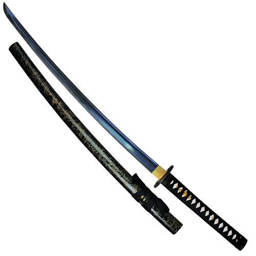 41.5 Inch Textured Saya Carbon Steel Katana