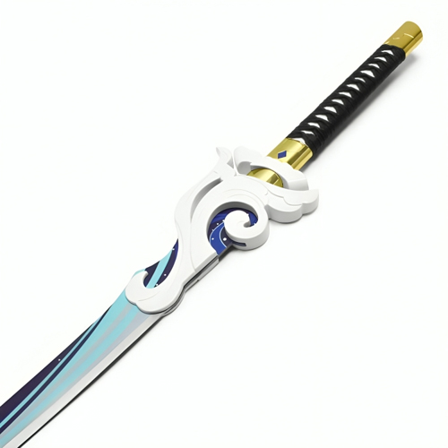 43-Inch Blue Fantasy Sword