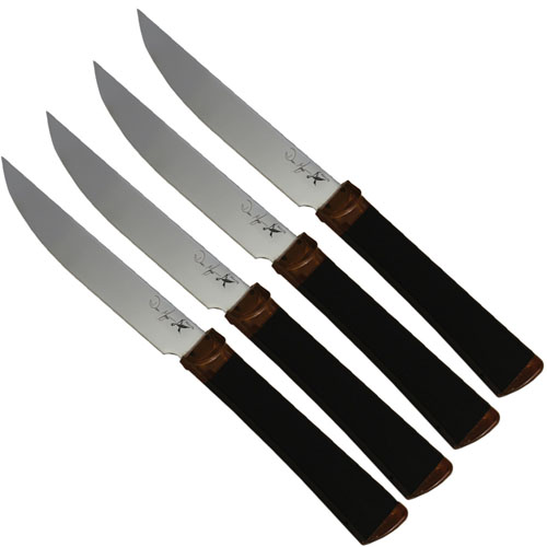 Agilite 4 Piece Steak Set of Fixed Blade Knife