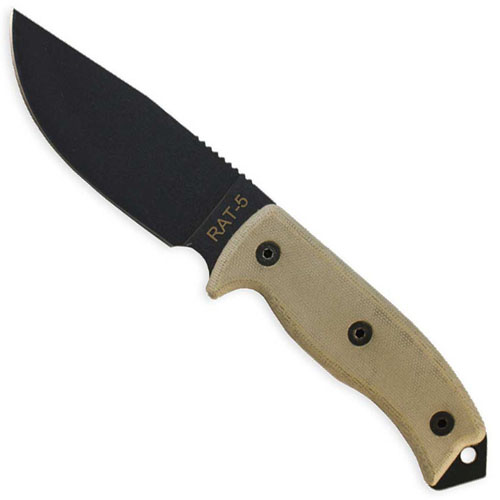 1095 Steel RAT 5 Fixed Blade Knife
