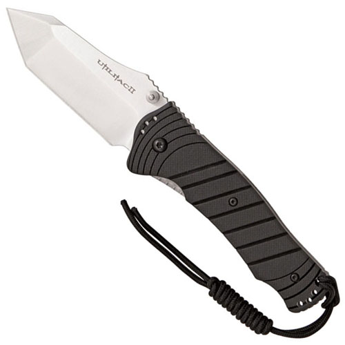 JPT-4S Tanto BLK Square Handle SP Folding Knife